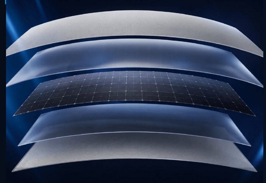 Lightweight module encapsulation film layers
